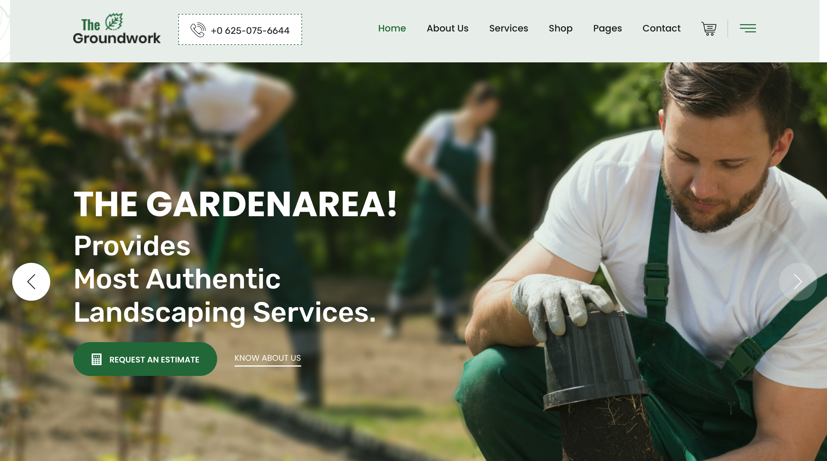 Green Leaf Landscaping Website