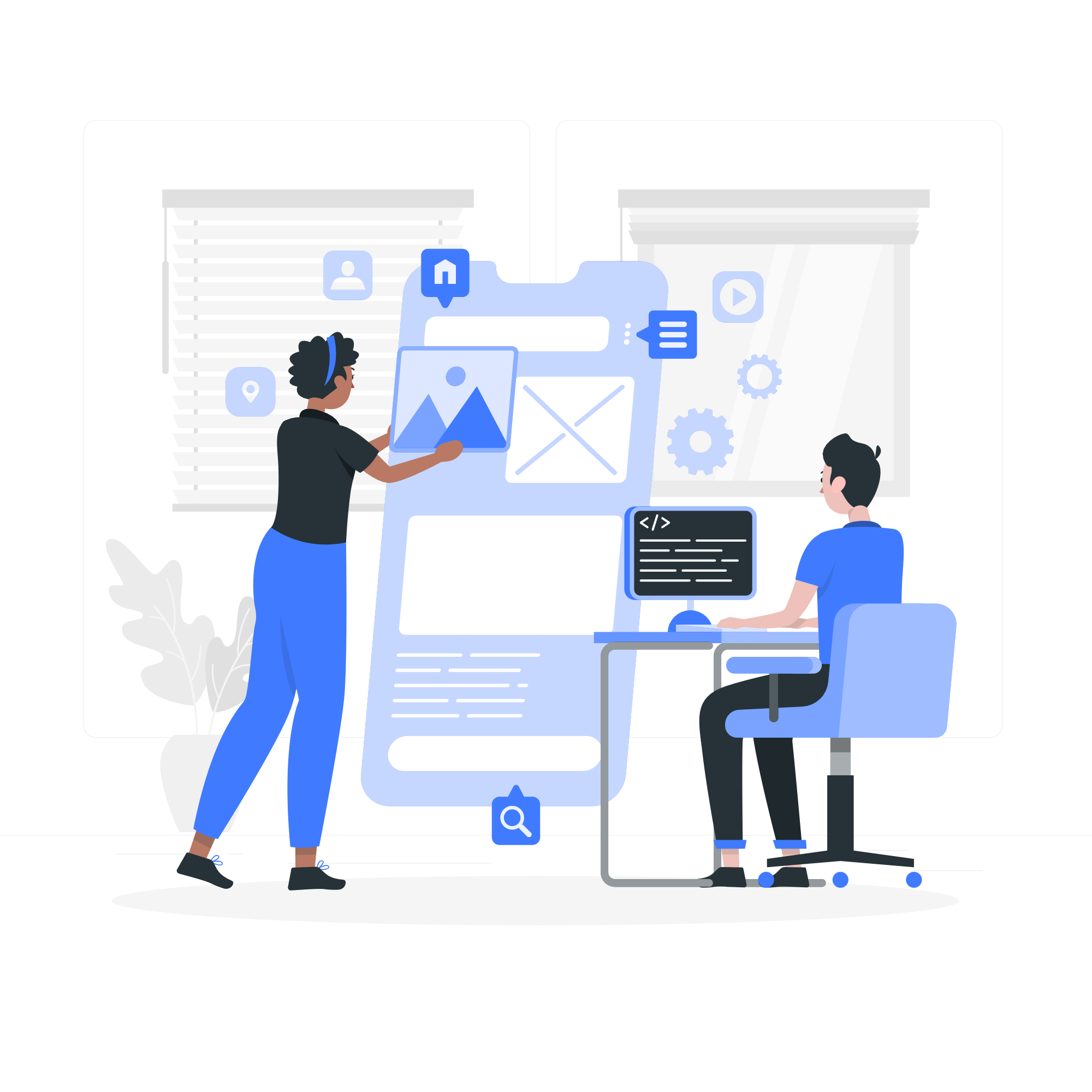 App development service illustration