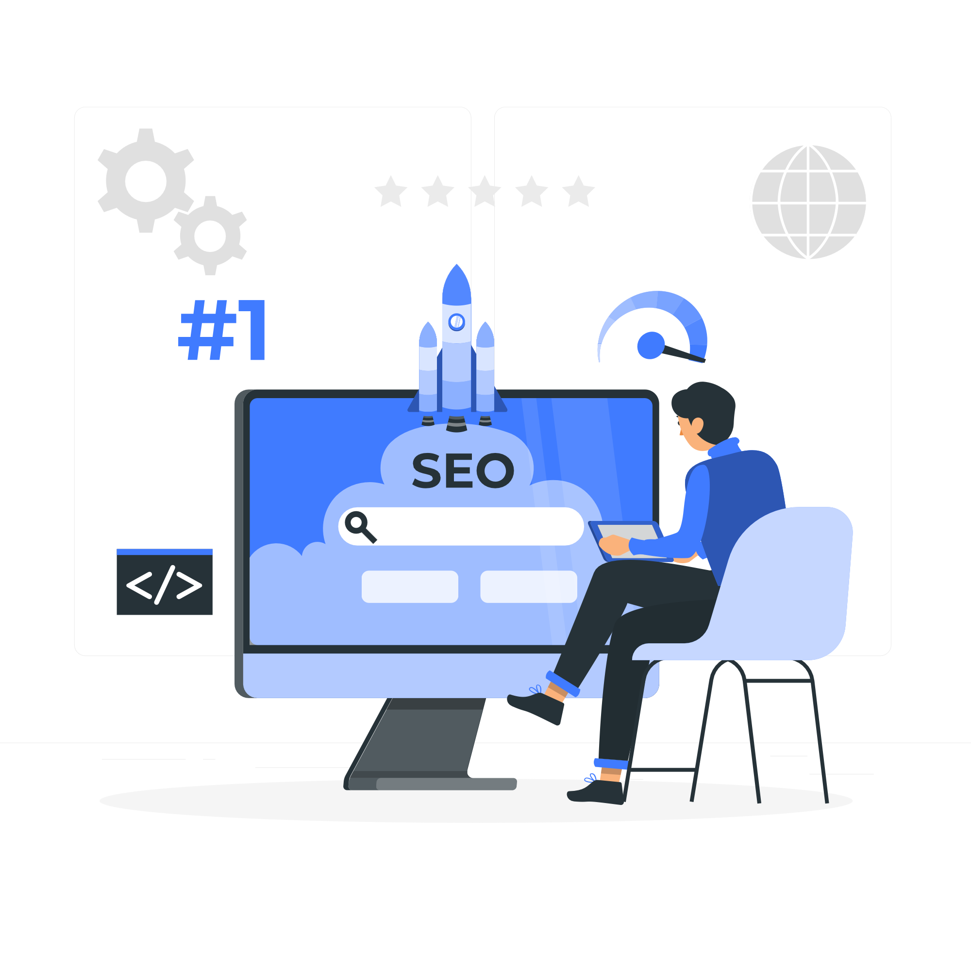 SEO service illustration